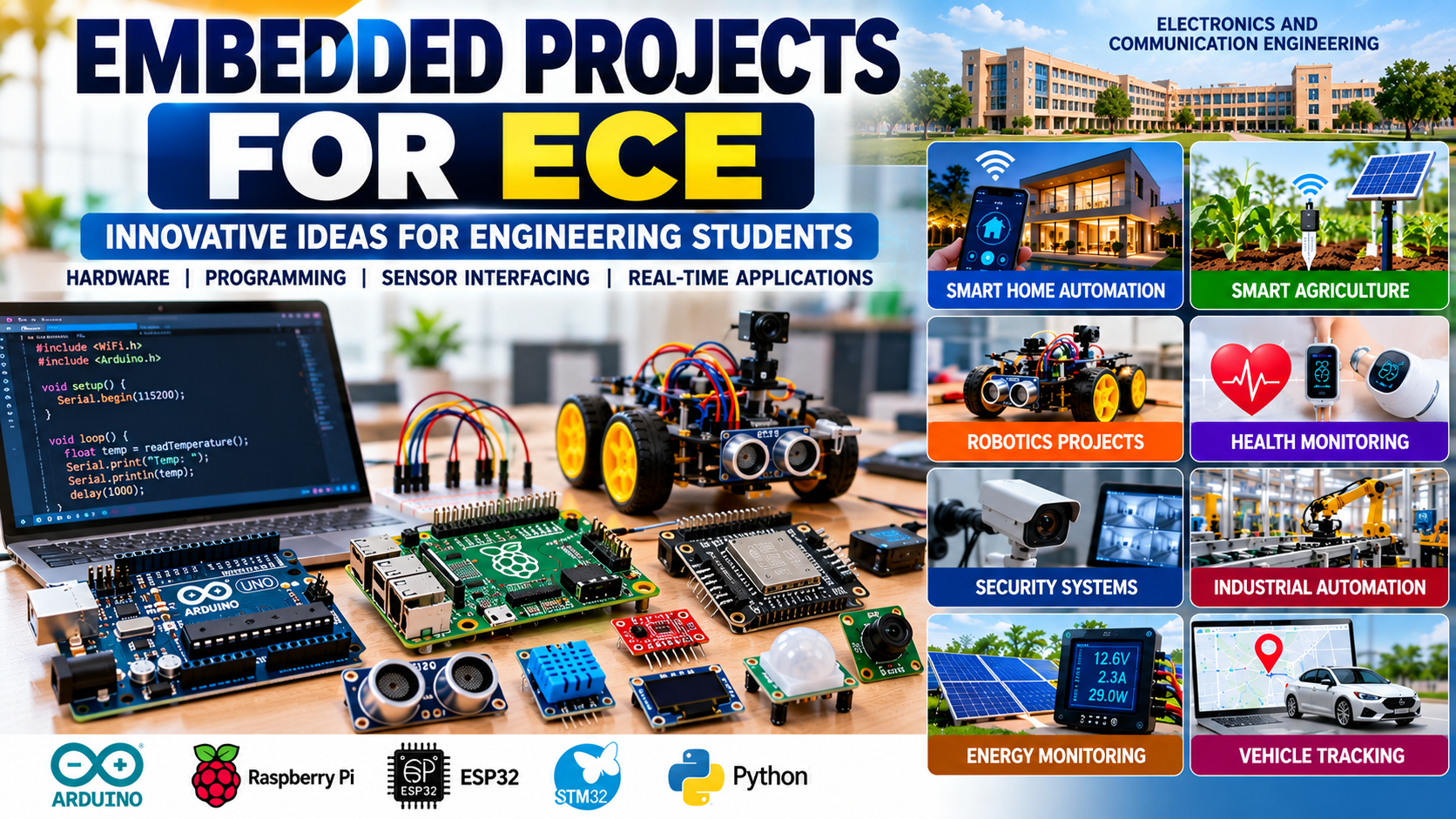 Best Embedded Projects for ECE Students